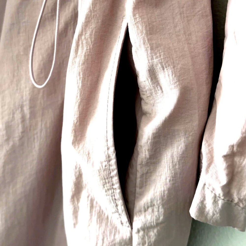 Love Tree Blush Pink Open Front Drawstring Waist Trench Coat Jacket Small NWOT - Picture 14 of 14